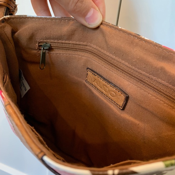 ALDO Crossbody Floral Purse with Cognac Accents - Picture 3 of 6